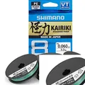 SHIMANO Kairiki 8 300 Meter Mehrfarbig 0,350mm/39,5kg 8X geflochtene Angelschnur, 59WPLA68R2A