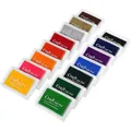 Produktbild: Stempelkissen Set, 15 Farben, Kinder Papier Stoff, Scrapbooking, Handwerk