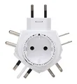 Produktbild: Kopp Reiseadapter Travel Star, für Euro-und Konturenstecker, Nicht für Schutzkontakt-Stecker, für Reisen, z. B. nach Asien, Australien, Nordamerika, Südamerika, Afrika und Europa,172201018