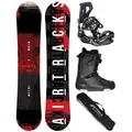 Produktbild: Airtracks Snowboard Herren Snowboard Komplett Set Eight Rocker Wide » Mod. 25 (4 St., 4er Pack) Boots 43 Strong Atop | 155 cm