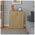 Produktbild: Kommode mit 2 Regalfächern Nina Sonoma Schrank Anrichte Sideboard HTI-Living