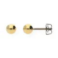 Produktbild: Boccia Damen Ohrstecker Gold Titan 5mm