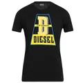 Produktbild: Diesel – Hochwertiges schwarzes T-Shirt mit Logo