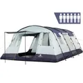 Produktbild: Tunnelzelt für 6 Personen Dunkelblau/Grau 5000mm Outdoor Zelt Camping CampFeuer