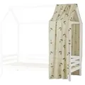 Produktbild: Hoppekids Hausbett-Vorhang 90x200 cm  Ole Lukoie , grün , Maße (cm): B: 98 H: 195