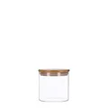 Produktbild: TALK-POINT Vorratsdosen aus Glas mit Bambusdeckel, Vorratsgläser, Glasbehälter | 350 ml - 2200 ml | luftdicht, Spülmaschinenfest, Mottensicher (500 ml)
