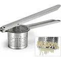 Produktbild: Mm_unverified_brand - Potato Masher In Stainless Steel And Wood For Puree And Fruit 8919478 8919478 8919478 8919478