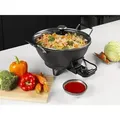 Produktbild: Princess - Elektrischer Asia Wok, Pfanne Mit Glasdeckel, 7 Liter, Ø 30cm, 1400watt