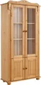 Produktbild: Home affaire Vitrine Adele 4-türig, Höhe 185 cm, mit Glaseinsätzen, aus massiver Kiefer, FSC®