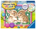 Produktbild: RAVENSBURGER MALEN NACH ZAHLEN NIEDLICHE HÄSCHEN 27695