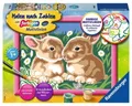 Produktbild: Ravensburger Malen nach Zahlen Classic Serie E Niedliche Häschen 27695