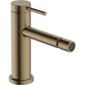 Produktbild: hansgrohe Tecturis S Bidet-Armatur 73201140 mit Zugstangen-Ablaufgarnitur, brushed bronze