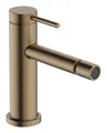 Produktbild: Hansgrohe Tecturis S Einhebel-Bidetmischer mit Zugstangen-Ablaufgarnitur Ausladung 148 mm - Brushed Bronze - 73201140