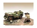 Produktbild: American Diorama - Fig Mechanic Crew 4x4 Offroad Camel Trophy VII - 1/18