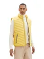 Produktbild: TOM TAILOR Herren Lightweight Steppweste mit Stehkragen, 11657 - Primerose Yellow, L