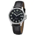 Produktbild: Regent Herren Armbanduhr Analog Lederarmband schwarz URF1259