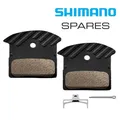 Produktbild: Shimano Bremsbelag Disc J02A/J03A/J05A Resin mit Kühlrippen Bremsen Bremsbelag