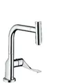 Produktbild: hansgrohe Einhebel-Küchenmischer SELECT AXOR CITTERIO DN 15, mit Ausziehauslauf Edelstahl-Optik
