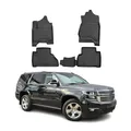 Produktbild: OMAC Gummimatten Fußmatten für Chevrolet Tahoe 2015-2024 TPE Matten Schwarz 4x
