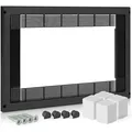 Produktbild: Einbau-Mikrowellenrahmen (600mm x 400mm) schwarz Micel 94507