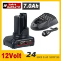 Produktbild: 2X 12V 7.0Ah Für Bosch GBA Akku & Ladegerät BAT411 Li-ion GSR GDR GSA BAT412 GW