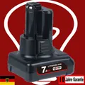 Produktbild: 12V 7.0Ah Für Bosch GBA Akku & Ladegerät BAT411 Li-ion GSR GDR GSA BAT412 GW