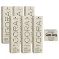 Produktbild: Schwarzkopf Igora Royal Absolutes Silver White 6 x 60 ml Slate Gray - Schiefer G