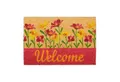 Produktbild: relaxdays Fußmatte Kokos Welcome Blume, Höhe: 15 mm