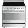 Produktbild: Smeg SCD91CMX9 - Standherd Edelstahl, Glaskeramik, 90cm