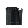 Produktbild: Videx Balkon-Sichtschutz PVC Rügen | anthrazit |90 x 300 cm| 100% Blickdicht ohne Abstand zwischen Röhrchen | Premium-Qualität Made in Germay |stabile wetterfeste Sichtschutzmatte