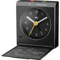 Produktbild: Braun Quarz-Klappwecker analog mit Crescendo-Alarm schwarz - Wie Neu
