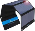 Produktbild: 28W Tragbar Solar Ladegerät 2-Port USB(5V/4A insgesamt), IPX4
