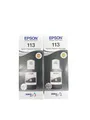 Produktbild: Epson EcoTank 113 Original Tintenflasche, Schwarz, Pigmenttinte 2 x 127ml Set