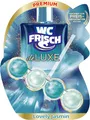 Produktbild: WC Frisch DeLuxe Lovely Jasmin (50 g), WC-Reiniger mit zartem Jasminduft, Duftsteine mit Parfümperlen für einen Parfüm-Boost bei jeder Spülung