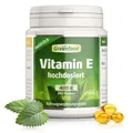 Produktbild: Vitamin E, hochdosiert, 400iE - 120 Kapseln (Softgel). 100% natürliches Vitamin E – schützt die Zellen vor oxidativem Stress (Antioxidant). OHNE künstliche Zusätze - laborgeprüft. Von Greenfood.