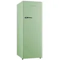 Produktbild: SCHOEPF Vollraumkühlschrank RKS245SG, 145,60 cm hoch, 54.5 cm breit, LED-Beleuchtung, Retro-Design, 238l Nutzinhalt grün
