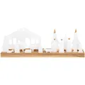 Produktbild: Räder Living Xmas Lichtobjekt Krippe 45x9,5cm, Akazie