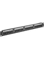 Produktbild: Pro CAT 5e 19 inch (48.3 cm) Patch Panel 24 Port UTP - Schwarz - 0.4m