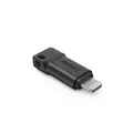 Produktbild: USB-C Adapter auf Apple Lightning Stecker, MFI, Schwarz