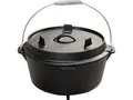 Produktbild: BlueCraft Schmortopf, Gusseisen, Premium Dutch Oven 6 qt mit Füßen