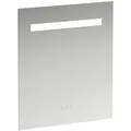 Produktbild: LAUFEN Leelo Spiegel mit integrierter horizontaler LED-Beleuchtung, Aluminiumrahmen, 600 mm, Version mit 3 Touch Sensorschaltern, H4476339501441