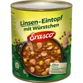Produktbild: Erasco Linsen-Eintopf mit Würstchen Viel Gemüse Fertigmahlzeit Mikrowelle 800g