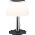 Produktbild: Paulmann Solar-LED-Tischleuchte Lillesol Weiß/Silber Ø 20 cm x 28 cm