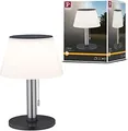 Produktbild: Paulmann Solar-Tischleuchte Lillesol 94309 | LED 0,8W 75lm 3000K warmweiß | 3-fach dimmbar | IP44 | Edelstahl Ø20cm