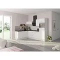 Produktbild: Optifit Eckküche, Weiß, Holzwerkstoff, 3 Schublade(n),1 Schublade(n) Schubladen, L-Form, nur wie online abgebildet bestellbar, 270x200 cm, Made in Germany, DIN EN ISO 14001, DIN EN ISO 50001, DIN EN ISO 9001, Zusatzausstattung erhältlich, höhenverstellbare Füße, Küchen, Eckküchen, Eckküchen mit Geräte