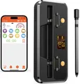 Produktbild: Fleischthermometer Kabellos Bluetooth Grillthermometer mit App IP67 Wasserdic...