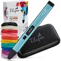 Produktbild: Filapen 3D-Druckstift Set Niedrigtemperatur mit 250 PCL Sticks blau