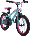 Produktbild: BIKESTAR Kinder Fahrrad ab 4 Jahre | 16 Zoll Urban Jungle Kinderrad | Berry & Türkis