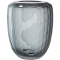 Produktbild: Leonardo Bellagio Blumenvase - Vase aus hochwertigem Glas mit Struktur außen - Handarbeit - Höhe 23 cm, Durchmesser 17 cm - Anthrazit, 036448