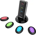 Produktbild: Schlüsselfinder Schlüssel Finder Pfeifen mit RF Wireless Key Finder mit LED-T...